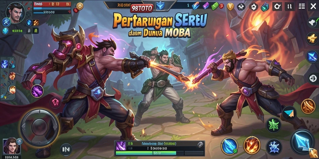 Tampilan antarmuka dan gameplay yang menarik dalam 98TOTO.