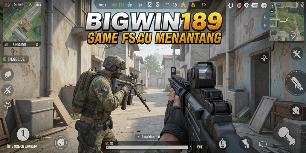 Tampilan menarik dari gameplay seru di BIGWIN189 dengan aksi FPS yang intens.
