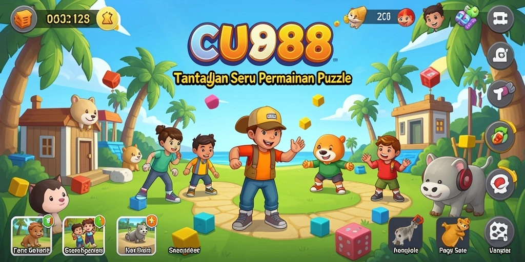 Tampilan gameplay CU888 yang menantang dan menarik di setiap level.