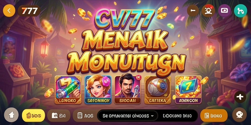 Screenshot gameplay Slot CV777 yang penuh dengan keseruan dan grafis yang menarik.