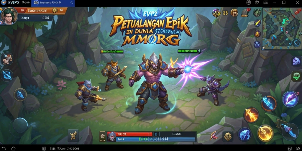 Screenshot gameplay <strong>EVIP2</strong> menunjukkan aksi pertarungan yang mendebarkan.