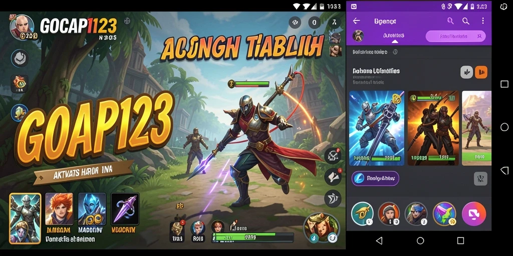 Tampilan antarmuka GOCAP123 dengan fitur aplikasi Utility yang lengkap.