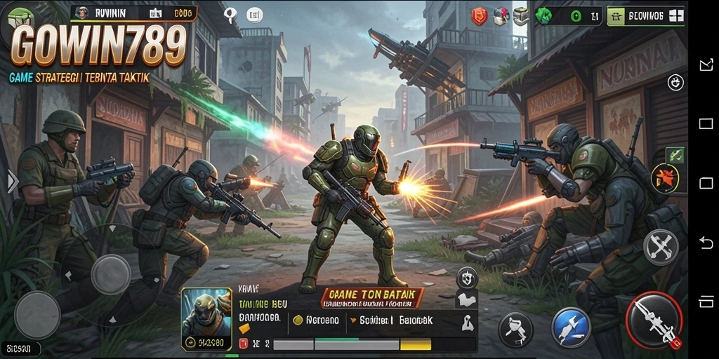 Tampilan gameplay strategis GOWIN789 yang menarik dan penuh aksi.