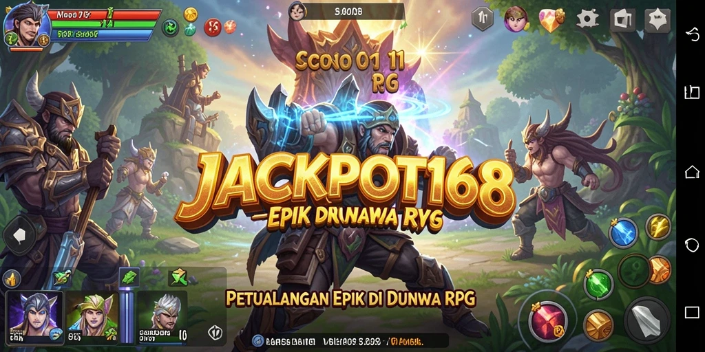 Menampilkan gameplay yang menakjubkan dari JACKPOT168 dengan dunia RPG yang luas.