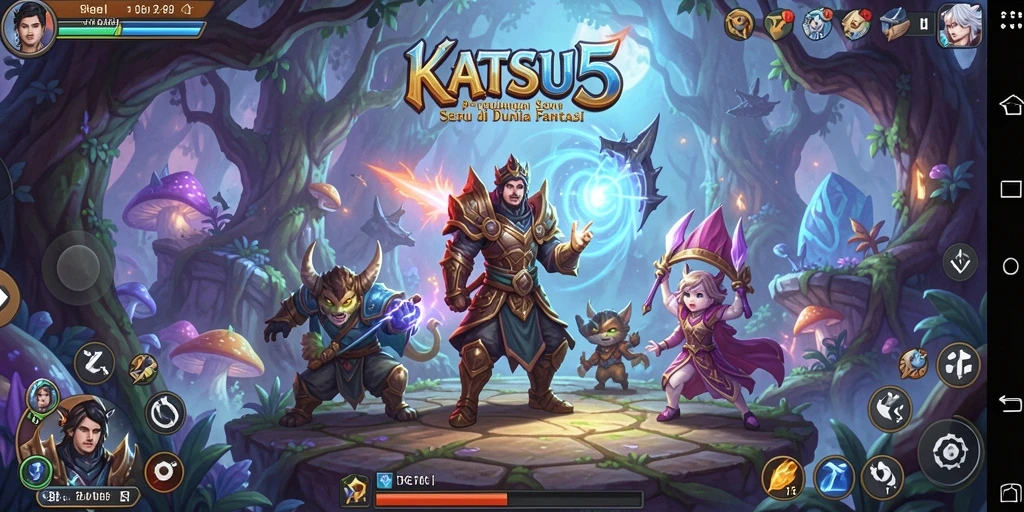 Tampilan menarik dari gameplay KATSU5 dengan karakter dan lingkungan yang menakjubkan.