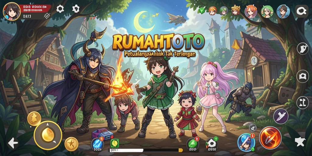 Menampilkan karakter Anime dalam aksi pertarungan yang seru.