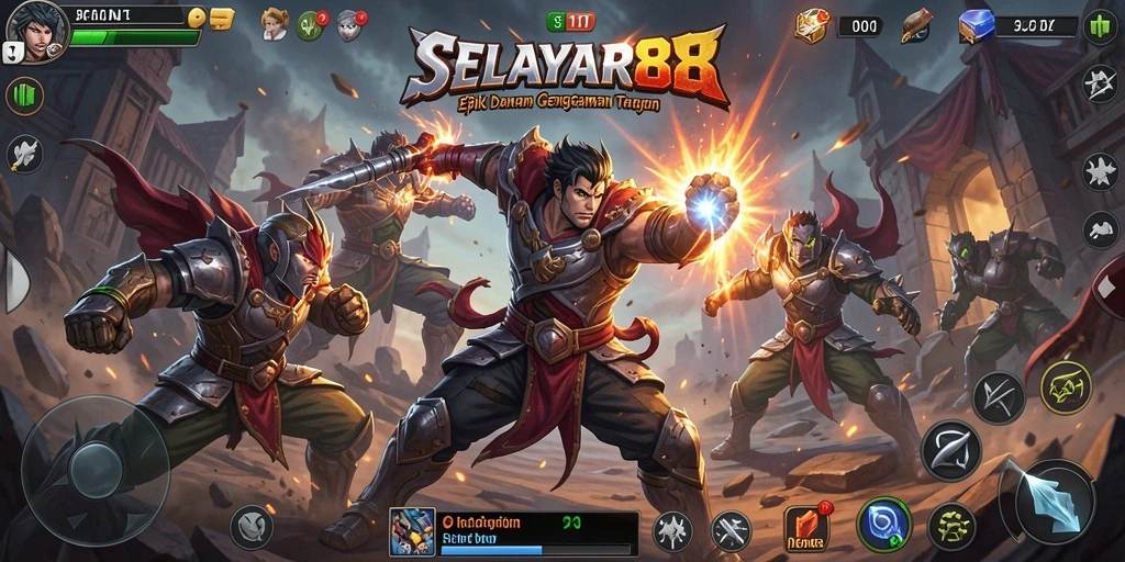 Tampilan aksi seru di dalam game Fighting SELAYAR88.
