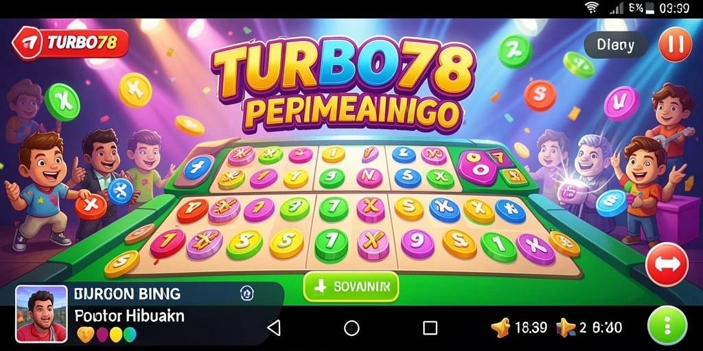 Tampilan gameplay seru di TURBO78 saat bermain Bingo.