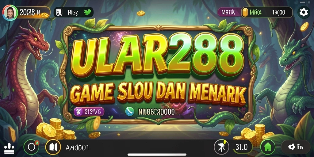 Screenshot gameplay ULAR288 yang menunjukkan momen menang menarik.