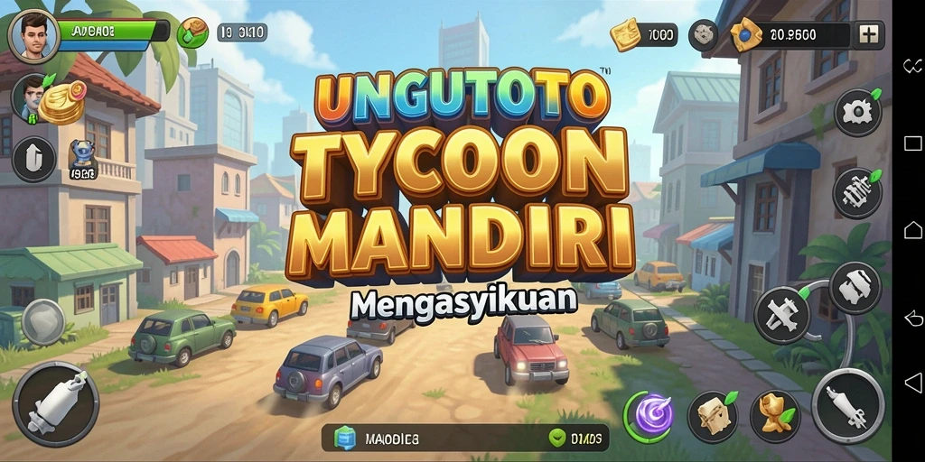 Tampilan gameplay UNGUTOTO yang mendebarkan dan menantang.